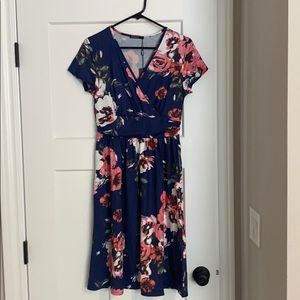 Floral midi dress